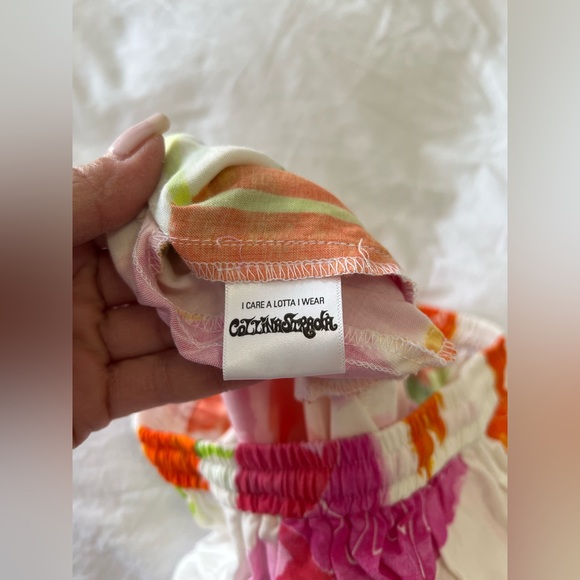 Collina Strada | SZ Small | Flowy Parkour Pants Tulips | Vibrant Pink Orange NWT - Picture 12 of 13